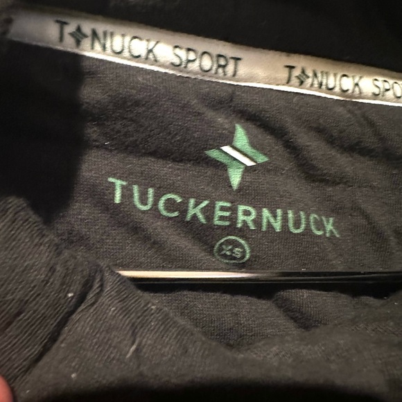 Tuckernuck Black Quilted Wright Funnel Neck Pullover Sweatshirt - Picture 10 of 10